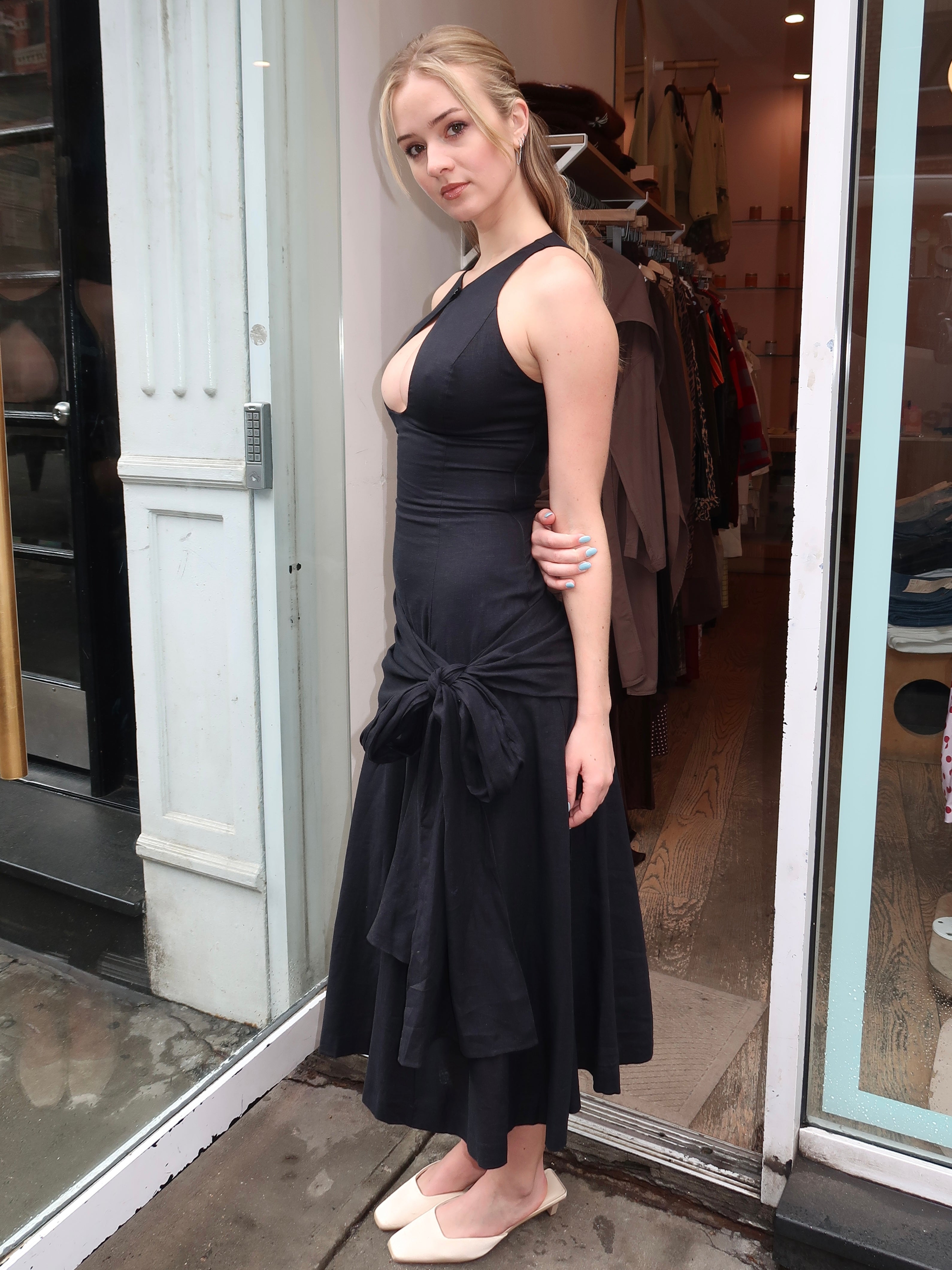 Victoire Dress in Black