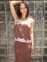 Marisol Top in Chocolate Lace