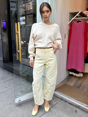 Marcelle Low Slung Cargo in Sateen Napoli