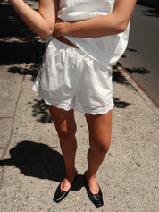 Cristina Short in Mia Lace Ivory