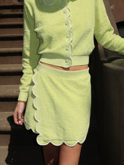 Cupcake Cardigan in Limeade