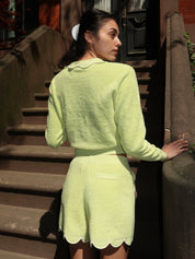 Cupcake Cardigan in Limeade