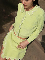 Cupcake Cardigan in Limeade