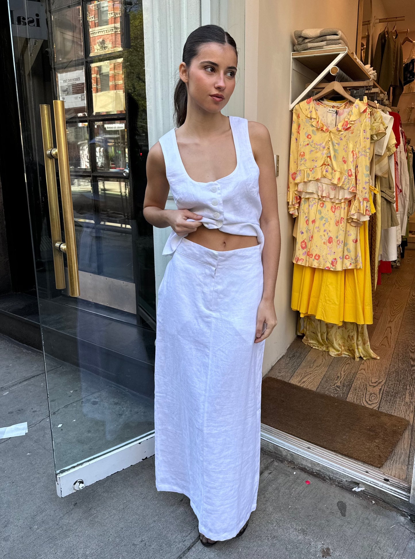 Nelli Skirt in White