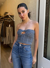 Load image into Gallery viewer, Brooks Knit Tube Top in Stone
