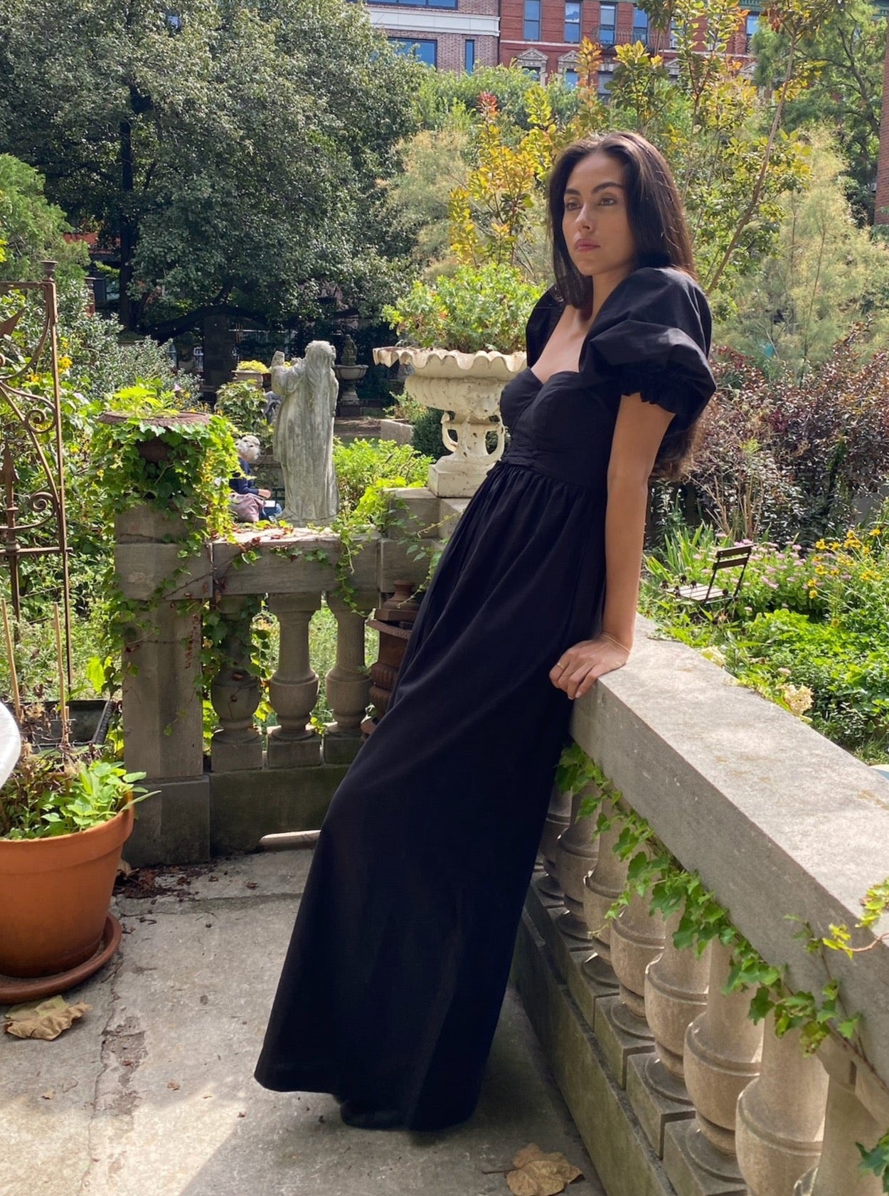 The Biltmore Jumpsuit in Caviar