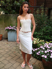 Aimee Skirt in Vanilla