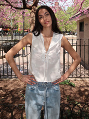 Alisha Sailor Top in White