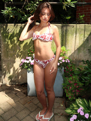 Rio Bikini Bottom in Red Hawaiian