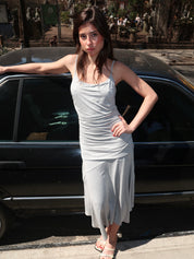 Luma Grey Midi Dress