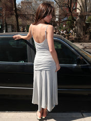 Luma Grey Midi Dress