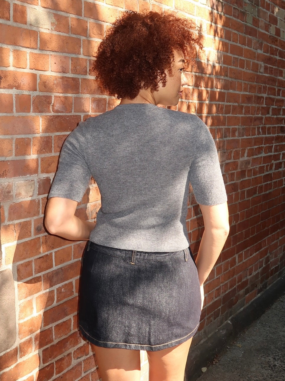 Tabitha Cardigan in Charcoal Heather