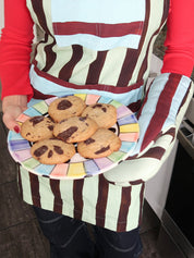 Single Oven Glove in Mixed Stripe