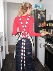 DM Apron in Mixed Stripe