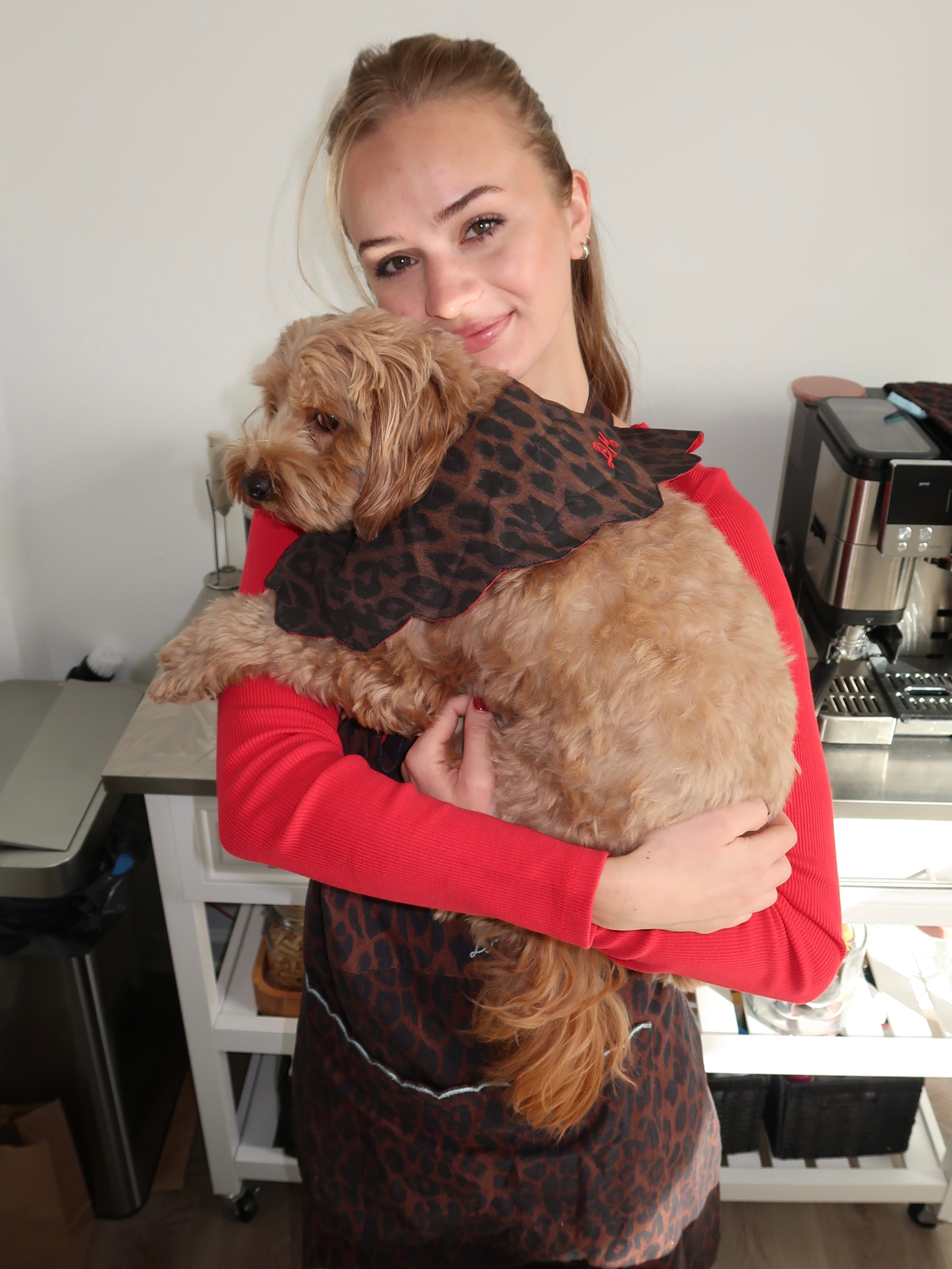 Novelty Wastage Collar in Dark Leopard