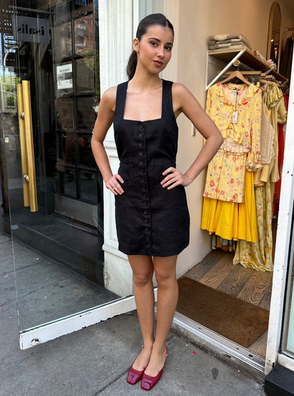 Marinia Mini Dress in Black