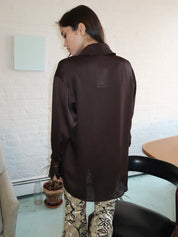 Rey Button Up in Brown