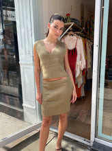Load image into Gallery viewer, Griffin Knit Vest Set in Olive
