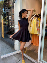 Load image into Gallery viewer, Laney Knit Dress Chenille Black
