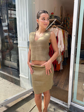 Load image into Gallery viewer, Griffin Knit Vest Set in Olive
