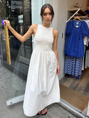 Alena Maxi Dress in White