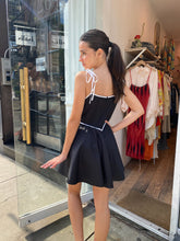 Load image into Gallery viewer, Chase Contrast Mini Dress in Black
