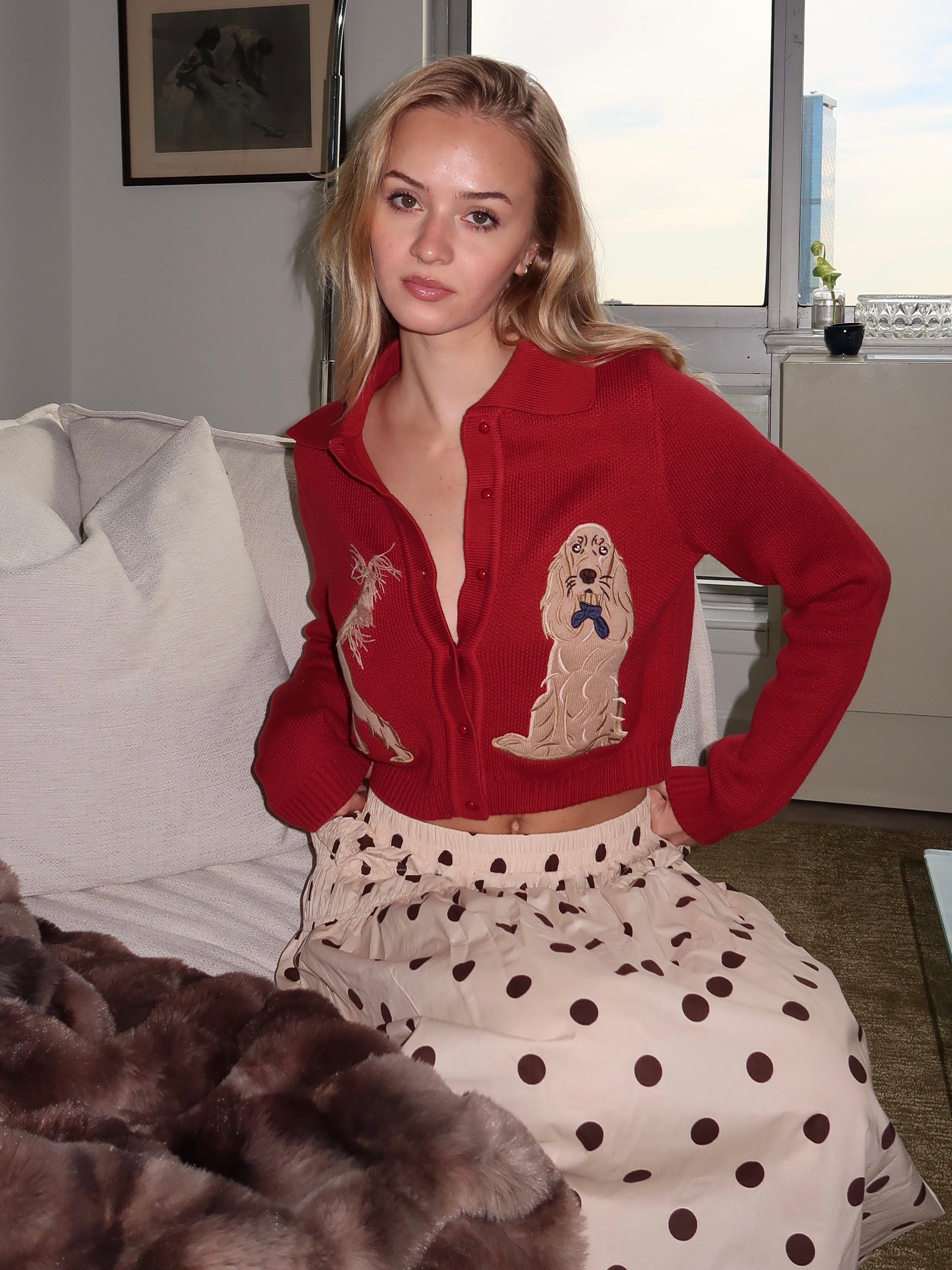 The Lady Tripper in Ruby Red