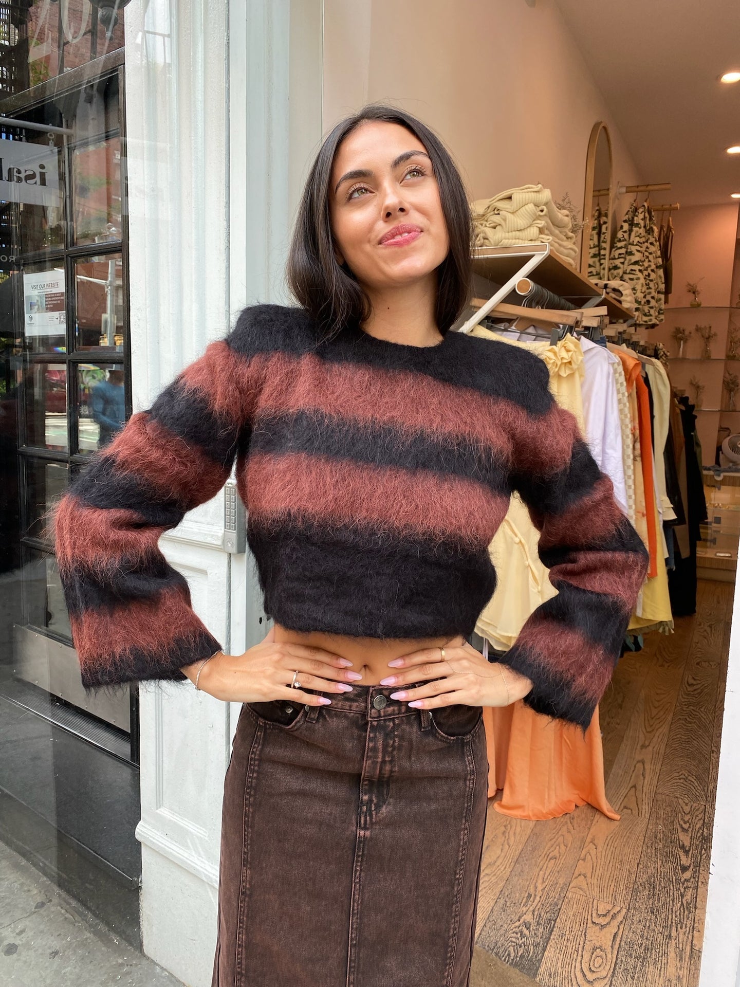 SafiGZ Pullover in Black & Brown