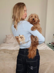 Pom Pom Tripper in Sky Blue