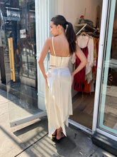 Load image into Gallery viewer, Ella Asymmetric Wrap Skirt in Cream

