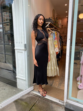 Load image into Gallery viewer, Crystal Clear Tank Maxi Dress in Black
