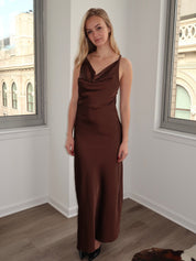 Ibiza Maxi Dress in Brown