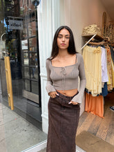 Load image into Gallery viewer, Milo Knit Tie Top in Sage
