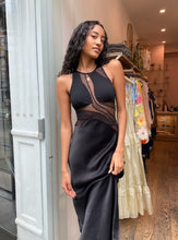 Load image into Gallery viewer, Crystal Clear Tank Maxi Dress in Black
