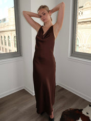 Ibiza Maxi Dress in Brown