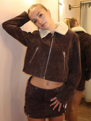 Down to Earth Jacket in Brown