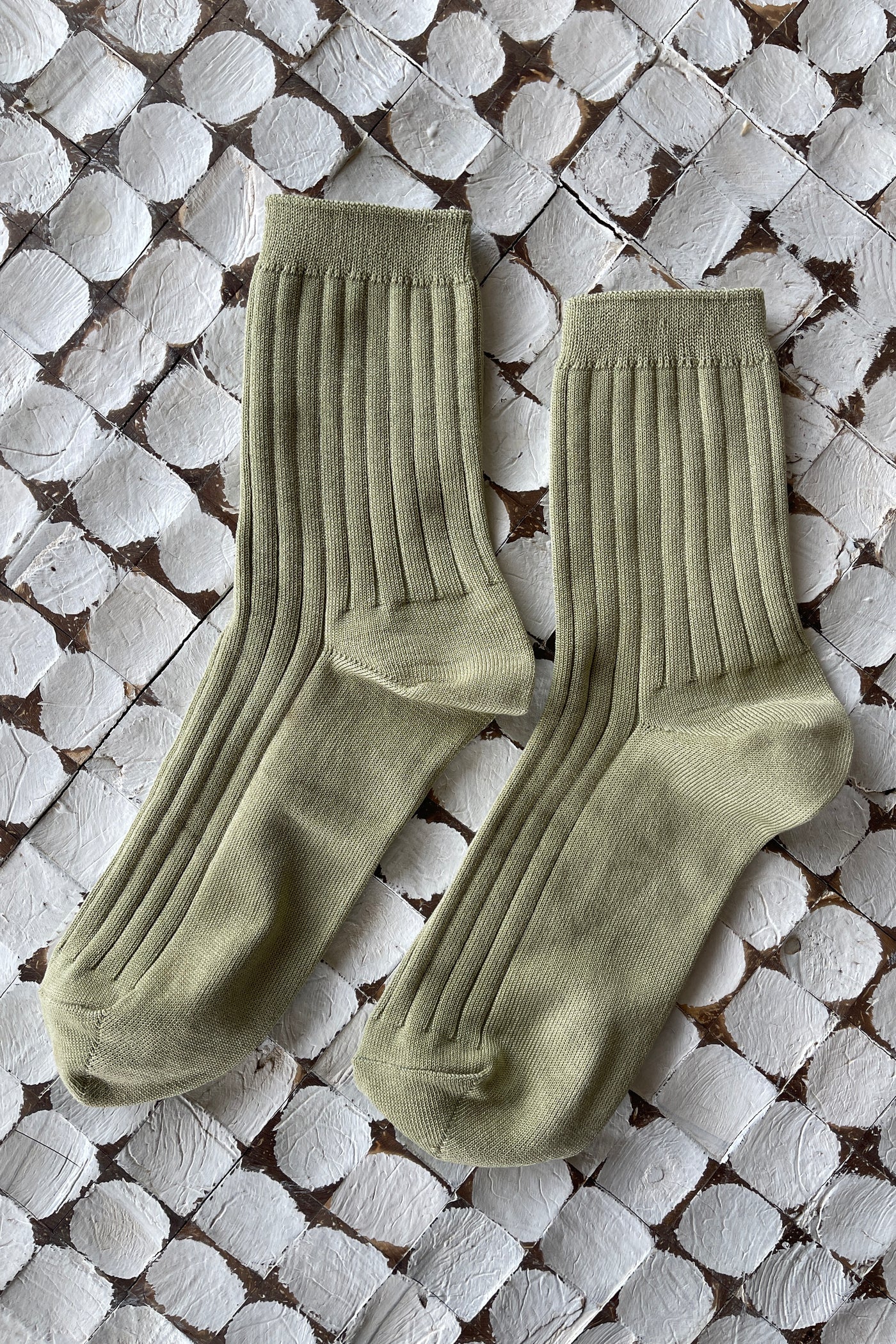 Her Socks in Avocado
