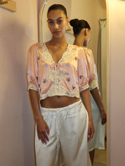 Ursula Top in Peach