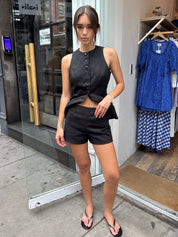 Leora Shorts in Black