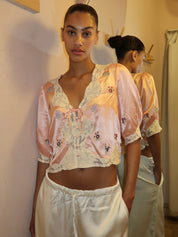 Ursula Top in Peach