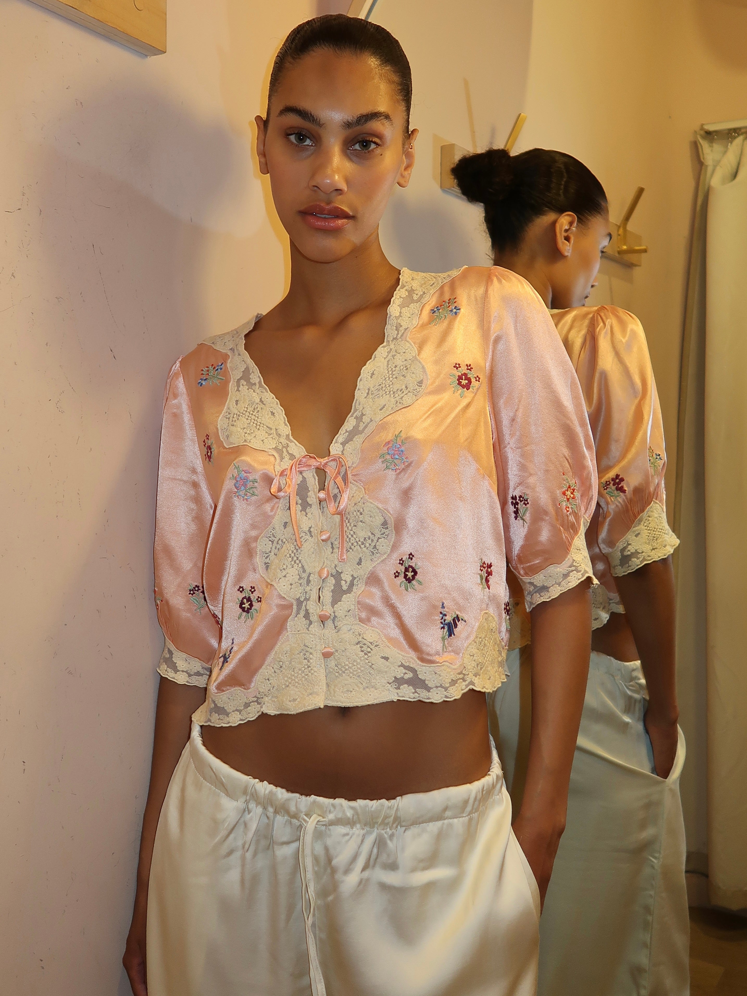 Ursula Top in Peach