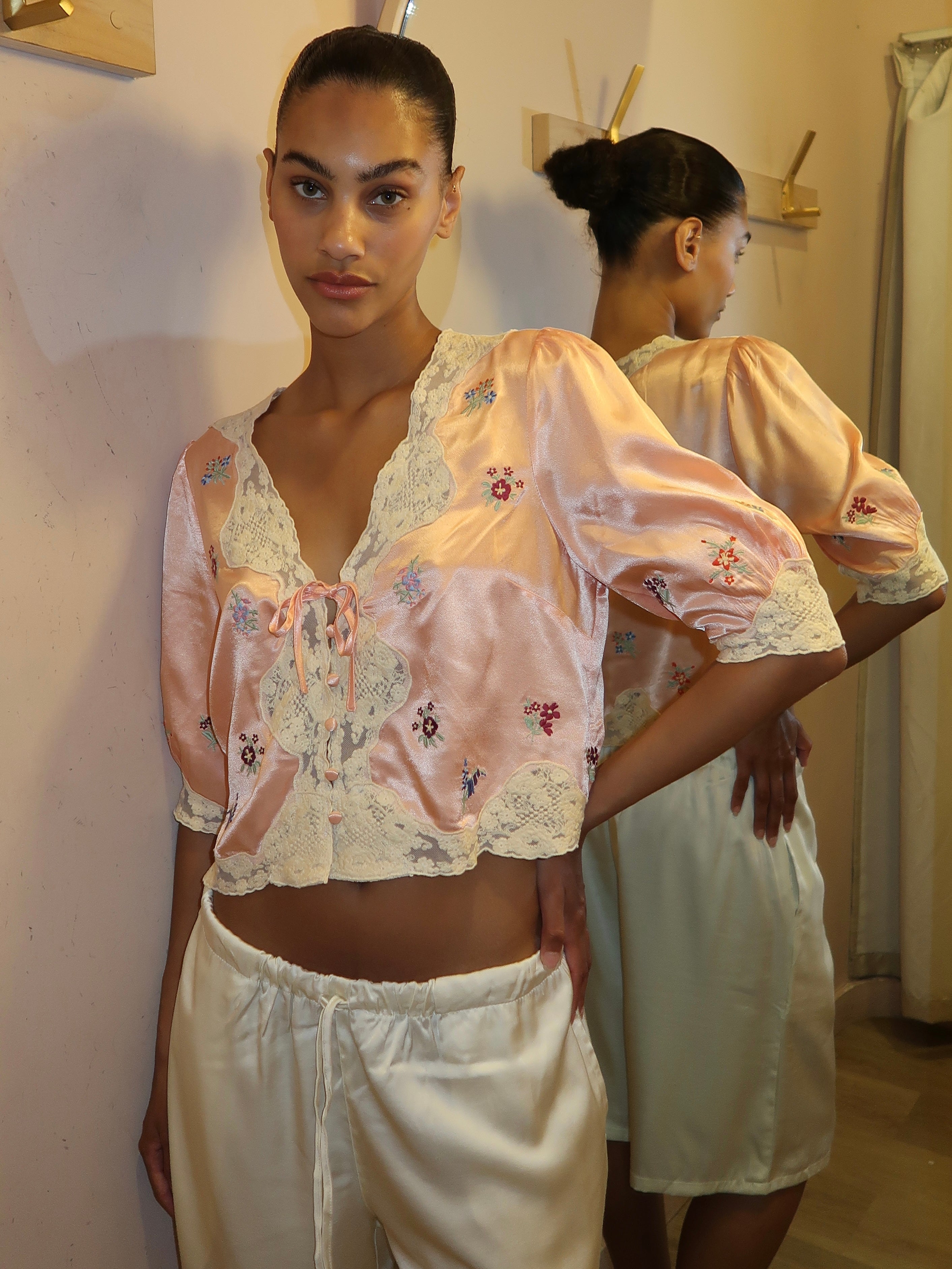 Ursula Top in Peach