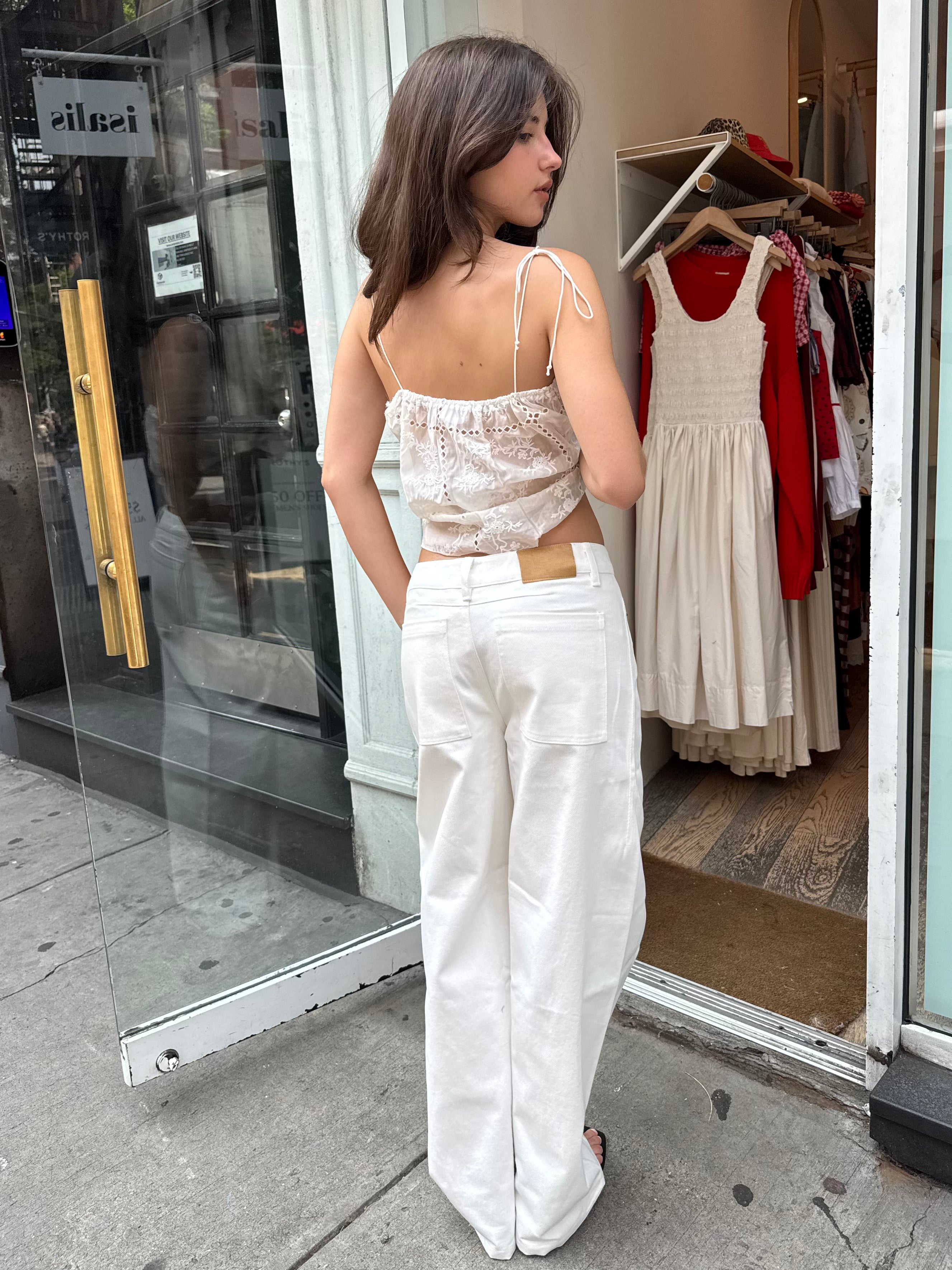 Navia Jeans in Milk