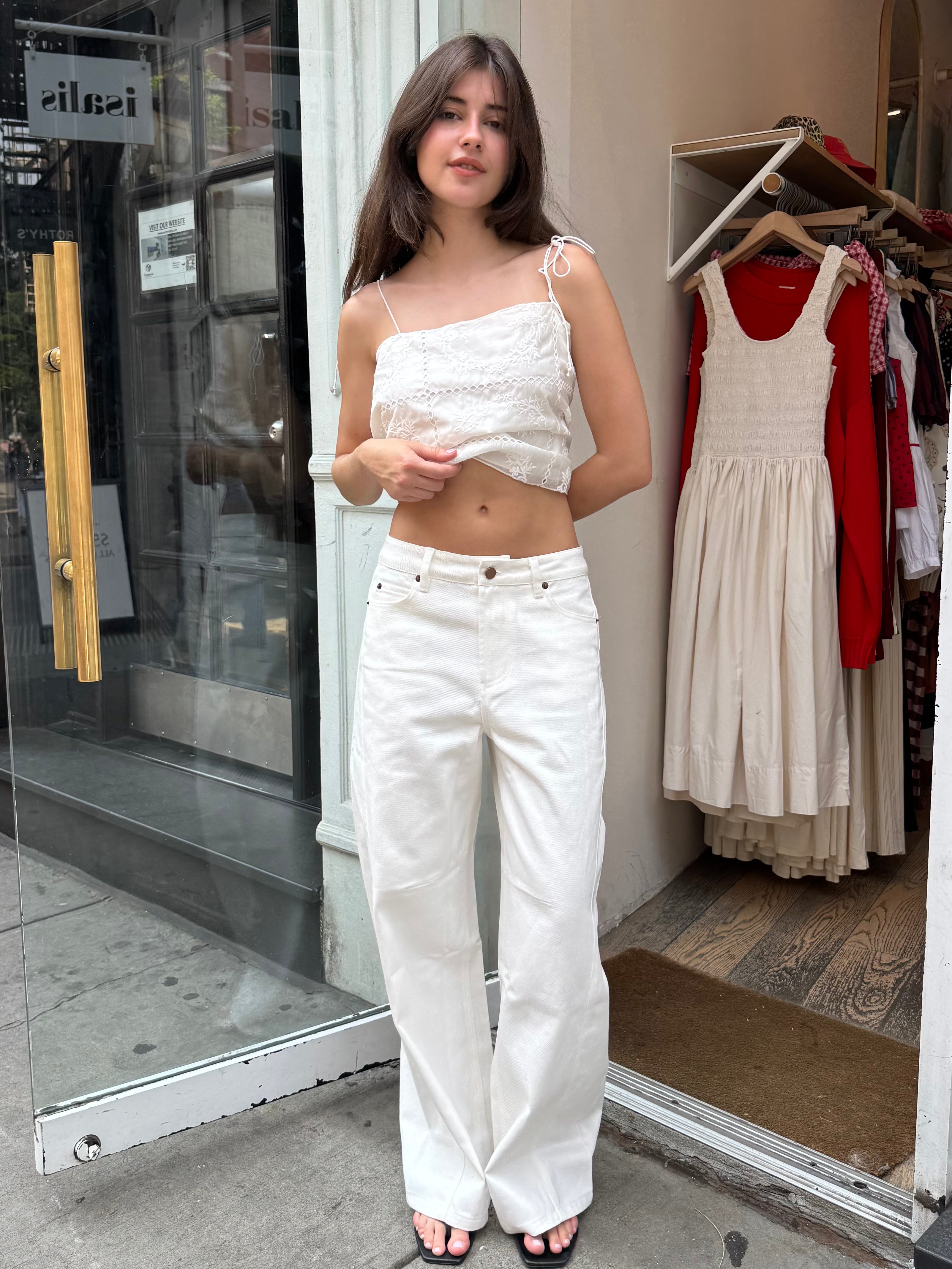 Navia Jeans in Milk