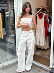 Navia Jeans in Milk