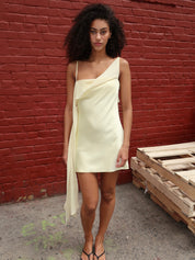 Devlyn Mini Dress in Butter