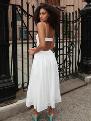 Destene Dress in White