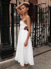 Destene Dress in White