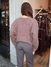 Sebille Cardigan in Lilac Olive