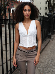 Esmeralda Top in White